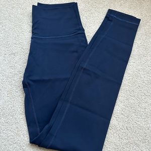 navy wunder under 28 inch leggings